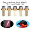 1pcs 5MW DIY Lab 650nm 2.2V TO-18 Laser Diode Red Laser Head Diode Module Burning Infrared