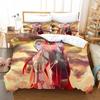 Sword Art Online Bedding Collection 3D Anime Print Polyester Quilt Cover Pillowcases Queen King For Kids Gift Anime Duvet Cover Collections