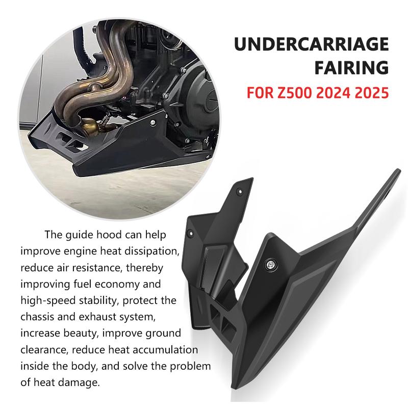 For Z500 Z 500 z500 2024 2025 Motorcycle Accessories Engine Chassis Protection Bottom deflector Protection cover Guard