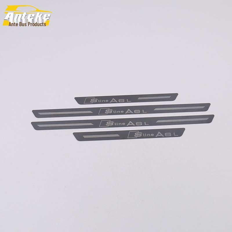 19 A6L Sill Trim Decorative Sequins & Welcome Pedal Protector