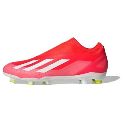 X Crazyfast League Без шнурков FG Energy Citrus Pack Унисекс Кроссовки Красный Solar-Red Облачно-Белый IG0623