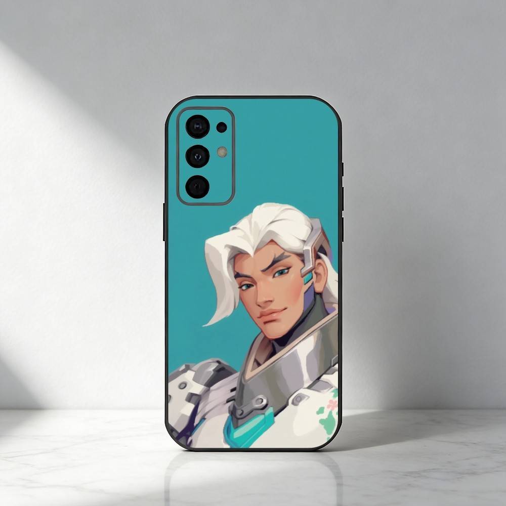 OW Game Characters Printed Phone Case For Samsung S25,S24,S21,S22,S23,S20,Ultra,S26,Plus,Fe,Note,5G Black Cover