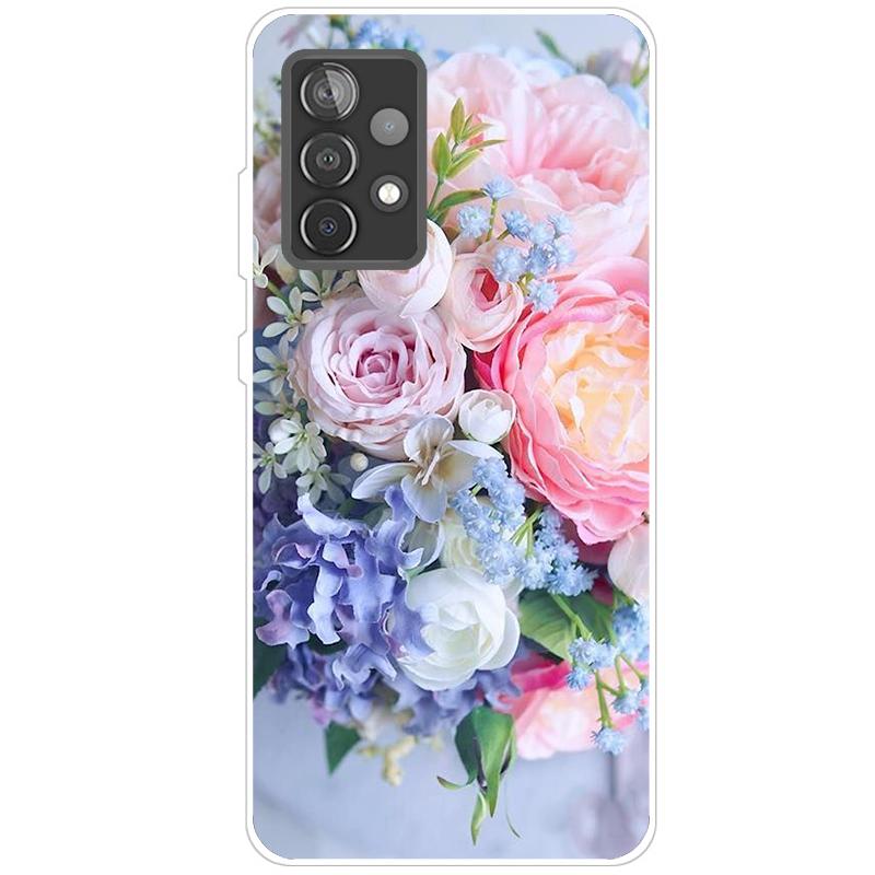 Для чехла Samsung A52s 5G противоударный мягкий силиконовый чехол из ТПУ для Samsung Galaxy A52s 5G чехлы для телефонов A52 S милый мультфильм