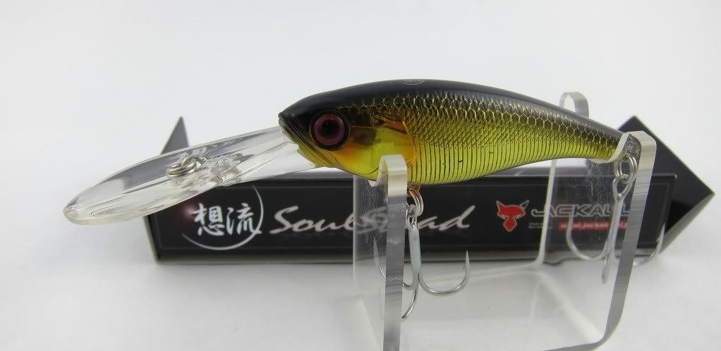 Jackall Shad Soul Shad SP 68мм HL Золотисто-Черный 9.0г