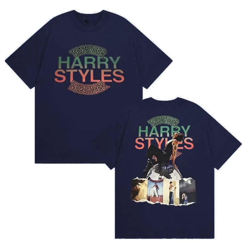Hip-hop Loose Clothing Tees Harry Styles Together Album 2026 Graphic T Shirts Unisex Vintage Fashion Cotton Short Sleeve T-shirt