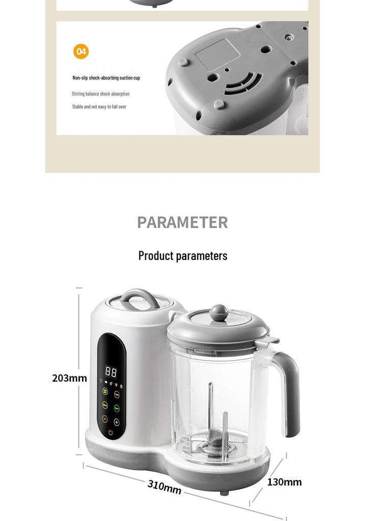 Fully Automatic Multi-Functional Baby Food Maker & Steamer
