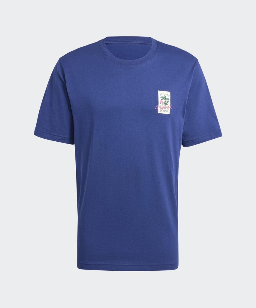 Футболка Adidas Leisure Badge - Темно-синий / Jd6347