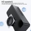 G50 Wireless Speaker Mini Mirror Surface Design Support TF Card 2-in-1 Practical Bluetooth-compatible Loudspeaker Alarm Clock for Home