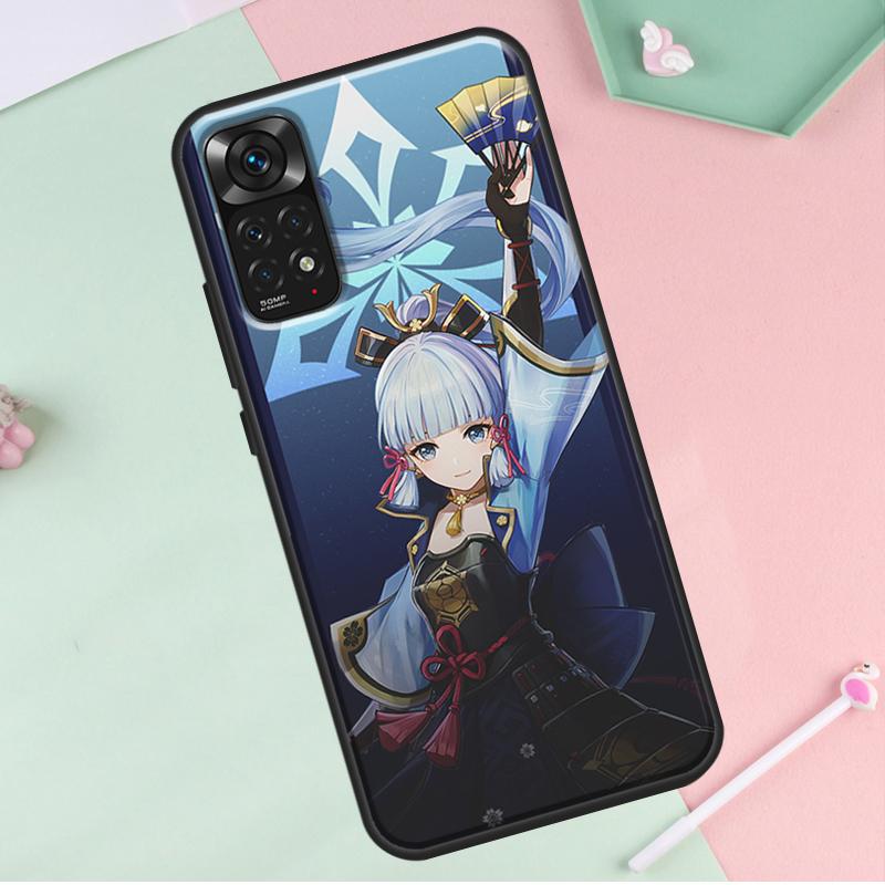 Камисато Аяка Genshin Impact для Redmi Note 12 Pro Plus Чехол для Redmi Note 10 8 9 11 Pro 12S 11S 10S 9S 9C 10C 12C Чехол