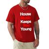 Футболка с надписью «House Music Keep You Young» — Clubbing Edition, графическая футболка, винтажная футболка больших размеров для мужчин