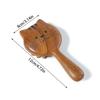 BEPAN Sandalwood Cartoon Scalp Massage Comb 28 Coarse Toothed  Hair Styling Comb Wood Circular Tooth Therapy Scalp Massage Combs