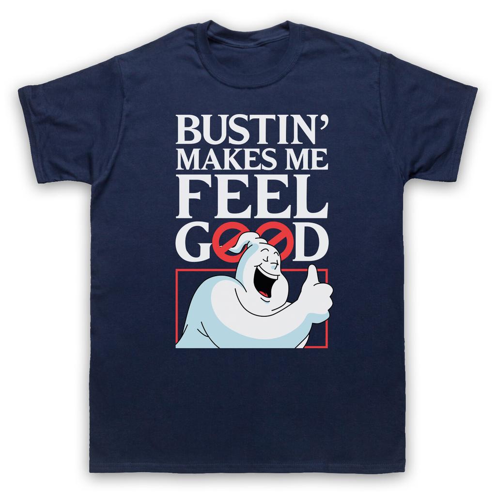 Ghost Bustin' Makes Me Feel Good Paranormal Comedy Busters T-Shirt All Size Cols