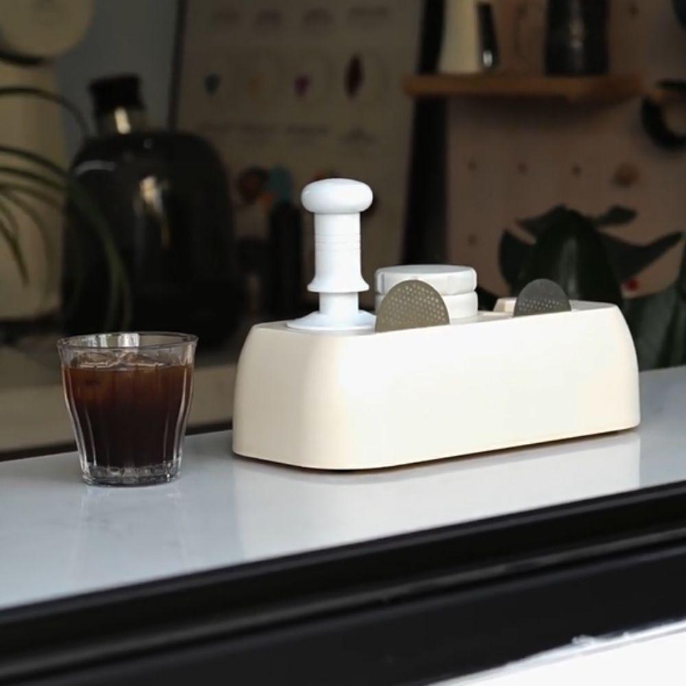Universal Espresso Tamper Holder Non Slip Base Coffee Portafilter Storage Rack Cafe