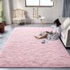 Tie-Dyed Fluffy Carpets For Living Room Decor Bedside Rug Warm Plush Floor Mats Children'S Room Play Mats Furry Carpet