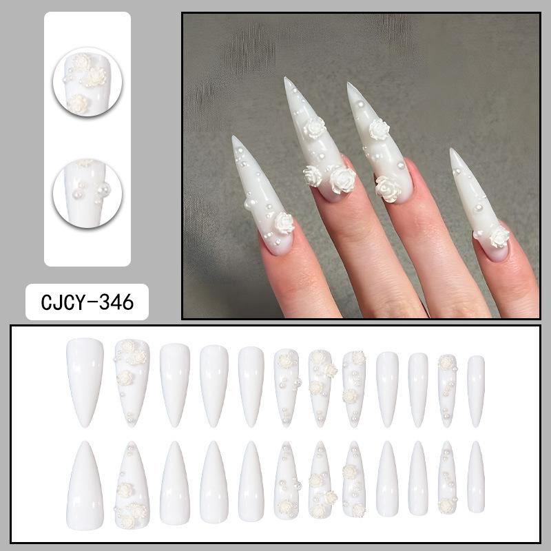 O7 Маникюрный ноготь, длинный, носимый, летний, усовершенствованный, носимый, накладной, ноготь