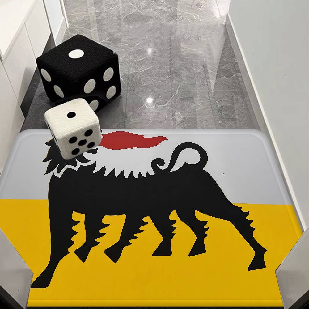 A-Agips-S E-Eni-S Racing Bathroom Mat Kids Room Bedroom Decoration Balcony Anti-Slip Doormat Living Room Welcome Rug