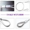 Aluminum Crimping Loop Sleeve 340pcs Cable Ferrule Wire Rope Sleeves Loops Sleeve Assortment Set