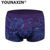 Мужское нижнее белье европейского размера, трусы-боксеры большого размера, модальные трусы, нижнее белье с принтом, нижние шорты, панталоны, SML XL 2XL 3XL