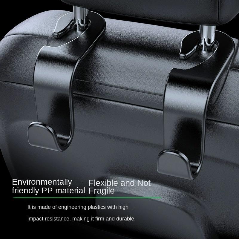 1/2/4 шт. Универсальный авто крючок для подголовника сиденья, вешалка для хранения автомобиля, органайзер на заднее сиденье, держатель, аксессуары для салона автомобиля