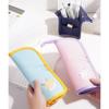 Foldable Pen Case Zippered Pen Pouch Folding Pencil Storage Bag Desk Pen Holder Handle Pen Bag Gift for Student