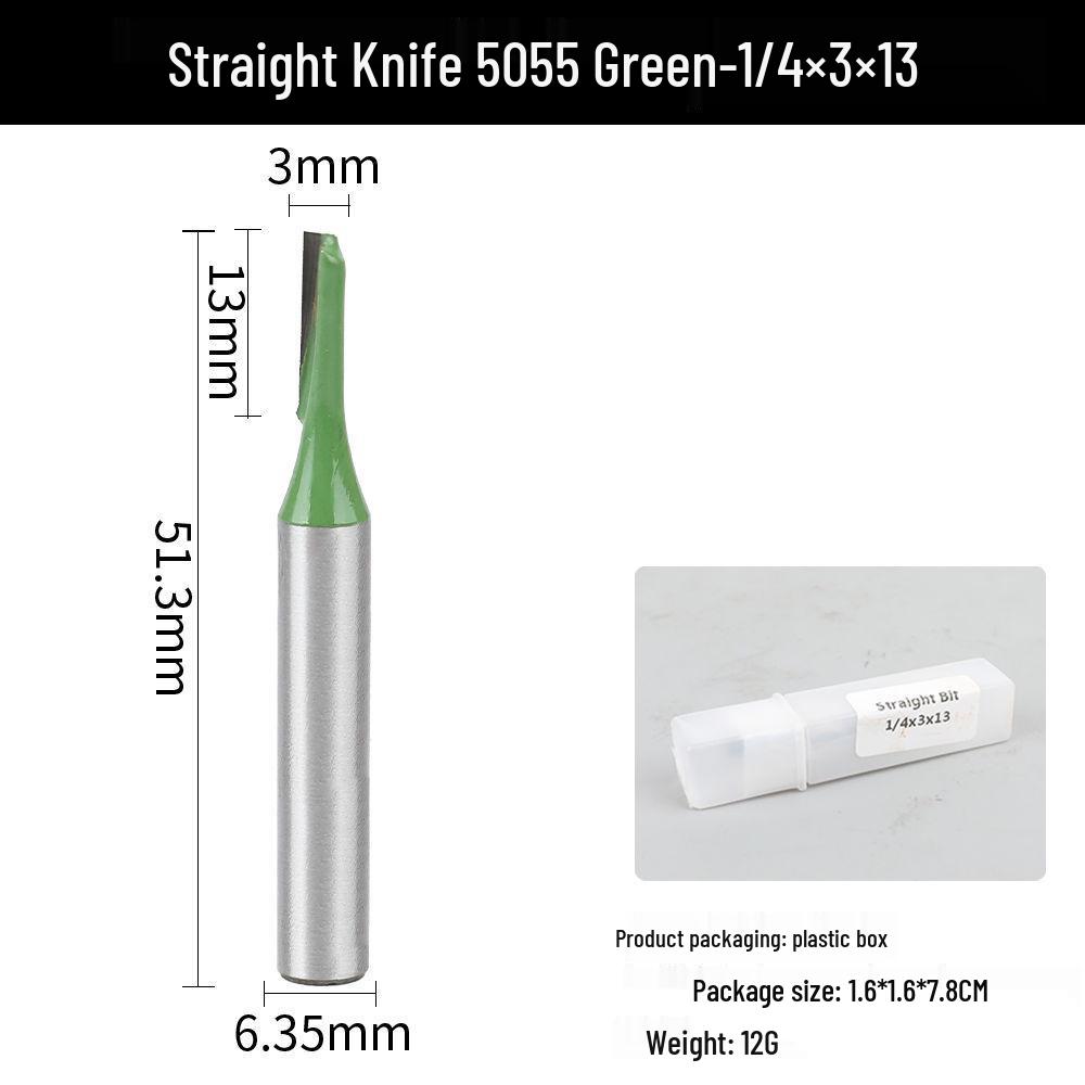 Фреза из вольфрамовой стали однолезвийная пазовая для деревообработки, острая и прочная с цилиндрическим хвостовиком