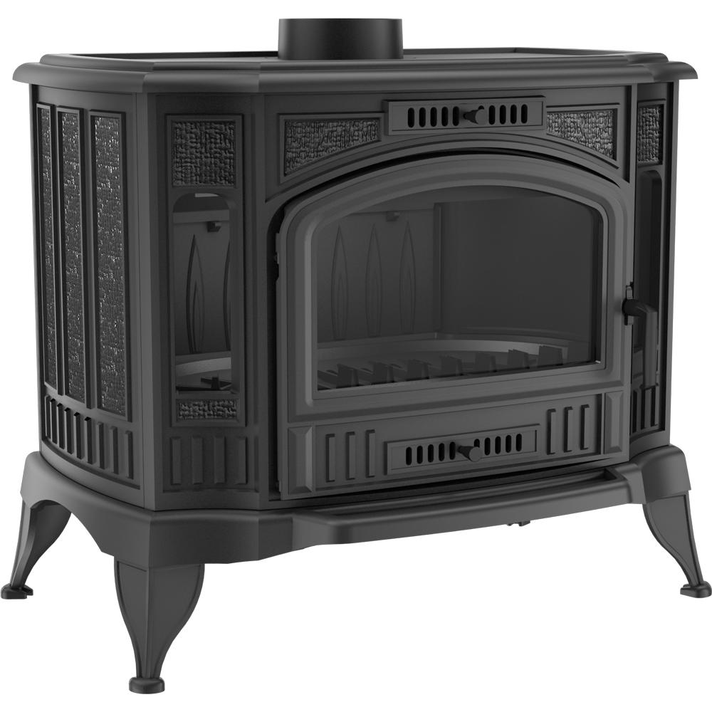 Отдельностоящая печь-камин KRATKI Koza K9 10кВт Ø150 Комплект для внешнего дымохода