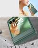 Case for Motorola Razr 70 Ultra / 60 Ultra, PC Kickstand Case, with glass, green