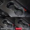 Real Carbon Fiber Cup Holder Cover Trim For Ford Mustang 2015-2023 Replacement