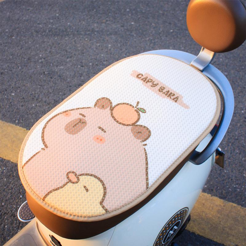 Подушка для сиденья мотоцикла Capybara Cool & Breathable Electric Motorcycle Seat Cover Capybara Seat Accessories