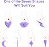 Pubic Hair Stencils Women Bikini Privates Shaving Stencil for Women Intimate Pubic Hair Trimmer
