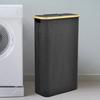 Laundry Basket with Dustproof Lid Foldable Design Large Capacity Waterproof Dirty Clothes