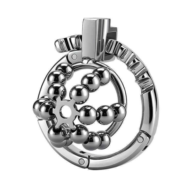 Stainless Steel Male Chastity Device Adjustable Size Ring Erotic Urethral Lock Reinforce Restrain Sex Toy Penile Restraint Ring
