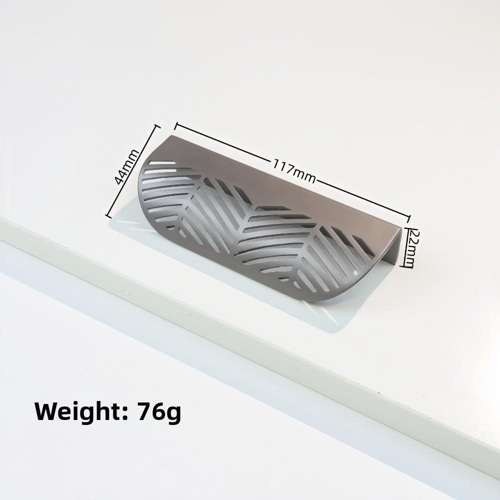 Zinc Alloy Drawer Pull Handle Curved Grip Cupboard Door Handle Cabinet Pull Handle Wardrobe Doors