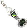 Pendant Peridot Gemstone Gift For Her Silver Jewelry 2.75"