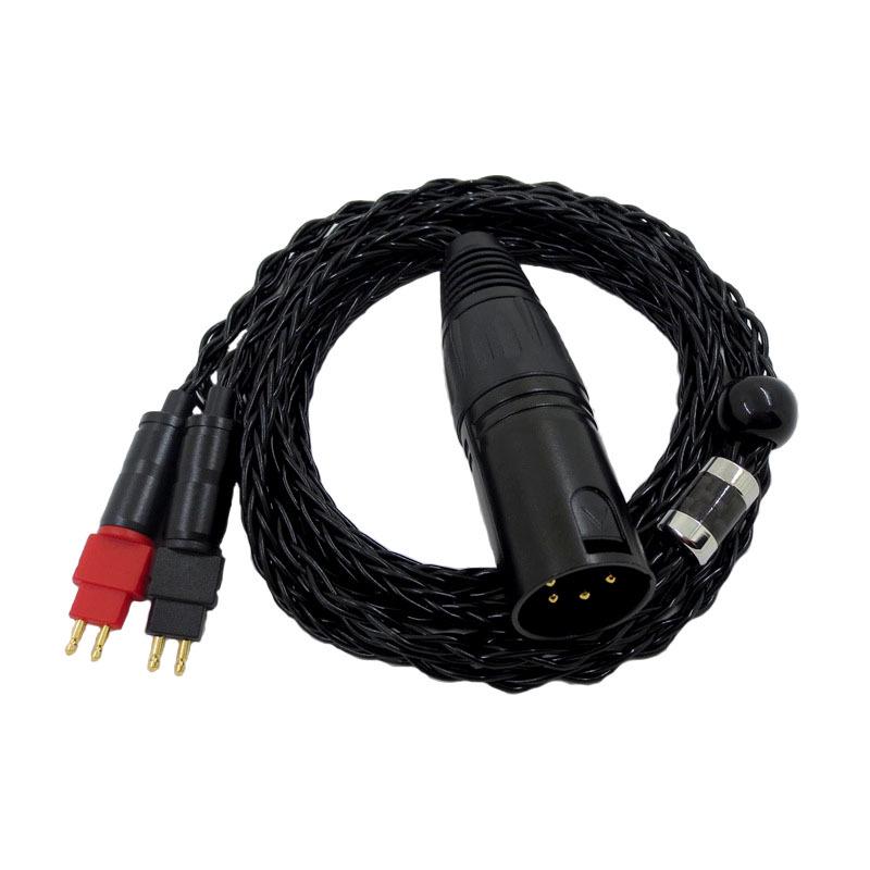 Кабель для наушников Sennheiser HD600/HD650/HD580 XLR Посеребренный Сбалансированный Кабель-Улучшение