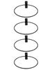 Pack Pot Metal Flower 4 Holder Rings For Creative Indoor And Outdoor Displays