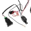 Universal 12V 40A Relay Wiring Harness With On/Off Switch Kit For Car LED Fog Light M77