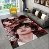 Kpop B-BTS Ким Тэ Хён V Ковер для Игровой Комнаты, Спальни, Гостиной, Дивана, Домашнего Декора, Детский Ковер Нескользящий Коврик для Пола Подарок