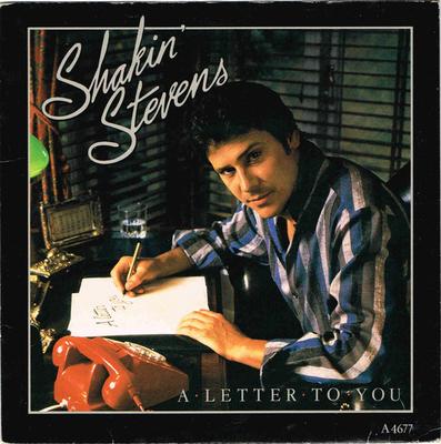 7-дюймовая пластинка SHAKIN' STEVENS - A Letter To You A4677 Epic 1984 UK Рок Б/У