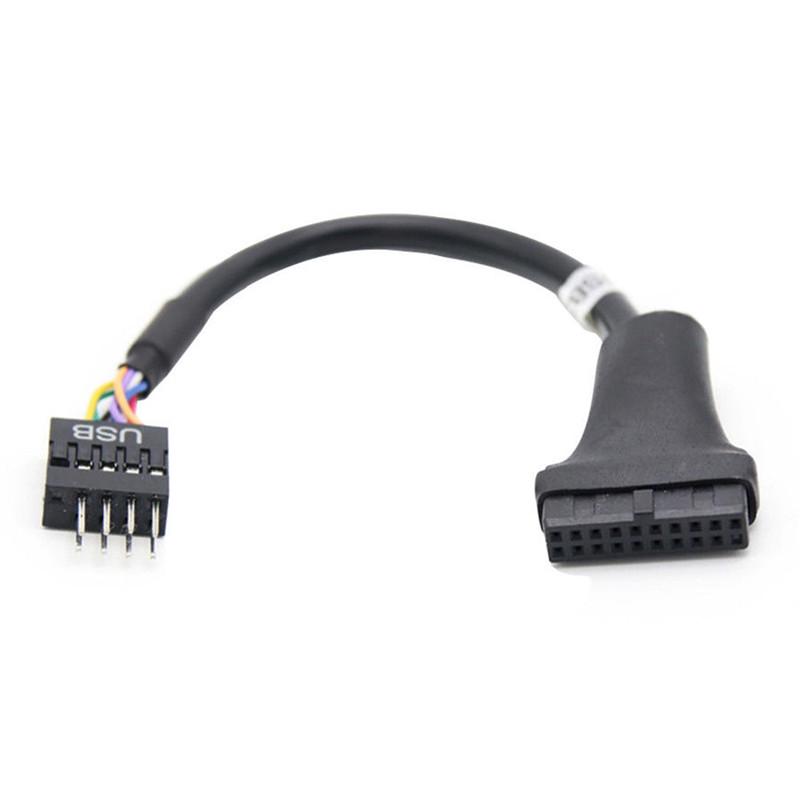 Usb 3.0 20-Pin Male To Usb 2.0 9-Pin Motherboard Header Female Adapter Cable