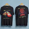 Vintage Eric Clapton Tour 2 Sided T-Shirt, For The Memories Signatures Shirt