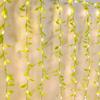 1/4/8PCS 2M Climbing Rattan Light String Willow Leaf USB Outdoor Copper Wire Rattann  Wedding Party Decorative LED String Light