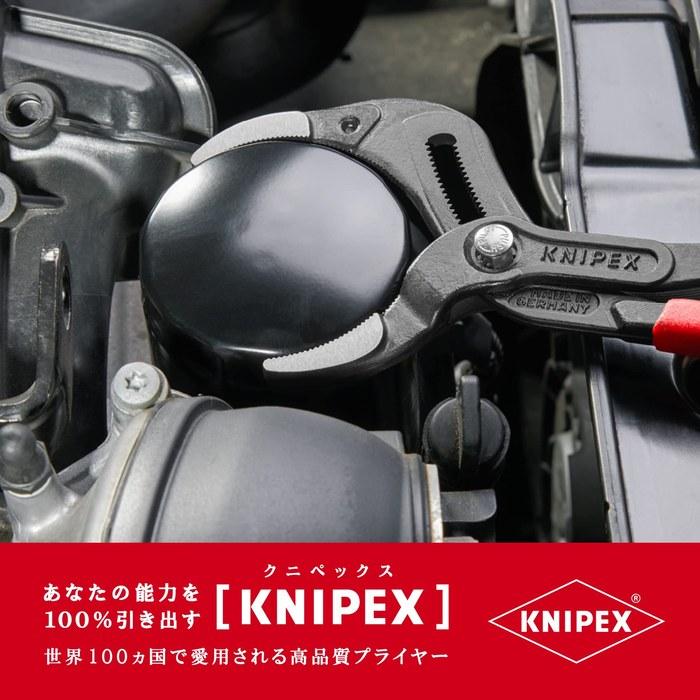 KNIPEX Pipe Pliers 8101-250 (Red/Silver)