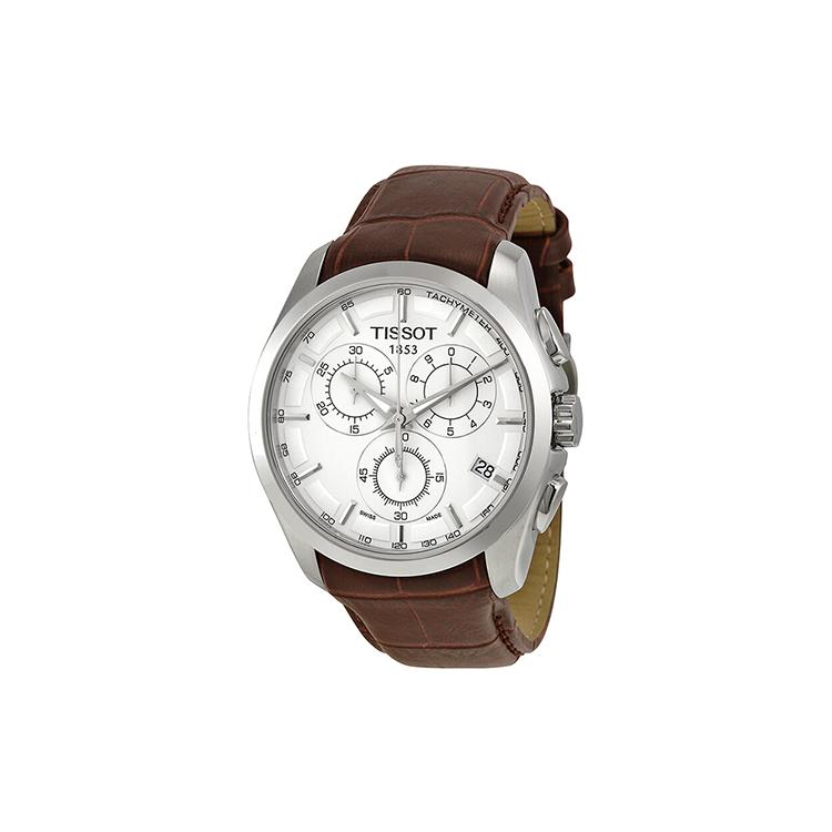 Tissot Kutu Collection Мужские кварцевые часы Часы 41 мм Серебристый циферблат Корпус из нержавеющей стали T035.617.16.031.00