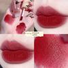 Playful Bear's New Matte Lip Glaze Velvet Glossy Lipstick Retro Red Brown Color That Brightens the Complexion and Lasts Long Genuine Flagship Store