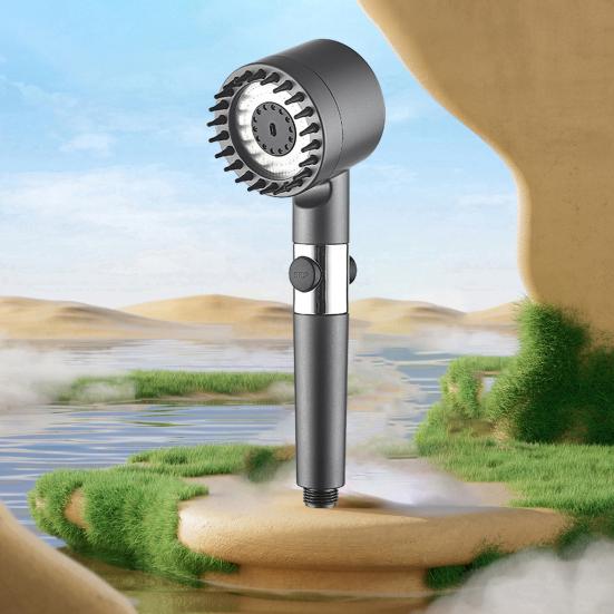 3-режимная ручная душевая насадка высокого давления для расслабляющего душа Силиконовые насадки для душа с фильтрацией