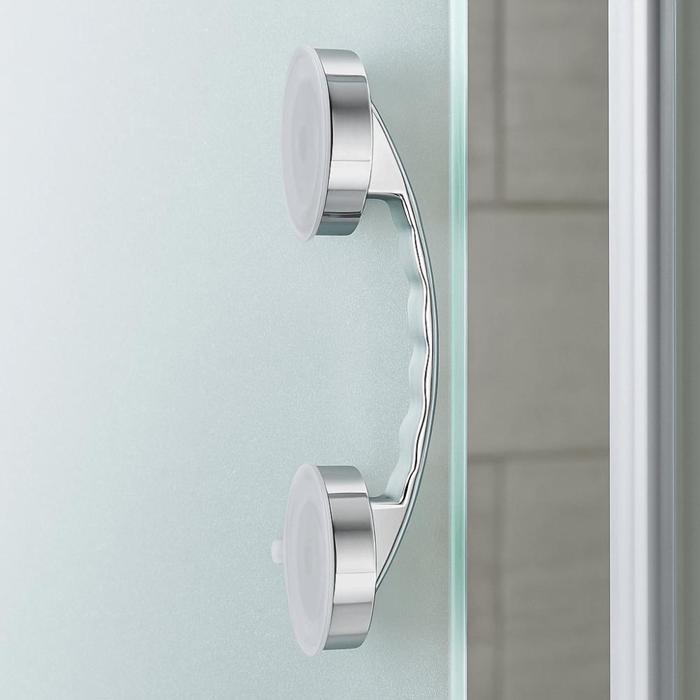 No Punch Shower Grab Bars 7.7 Inch Suction Grip Bar Safety Bars Suction Grab Bar Handicap