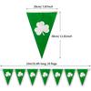10m St. Patrick's Day Clover Green Triangle Flag Banner