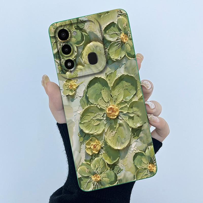 Чехол для телефона Tecno Spark 8C KG5k KG5j Милая Панда Девочки Кошки Жидкий Силикон Задняя Крышка Для Tecno Spark Go 2022 Spark8C Funda