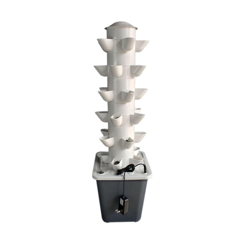 Cross-border Vertical Hydroponic System: Smart Soilless Vegetable Cultivation Tower.